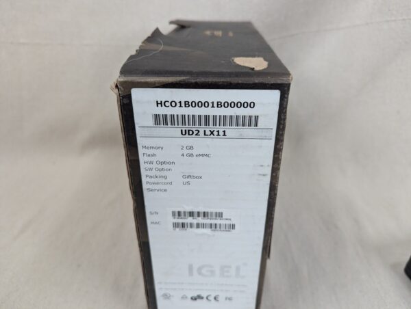 IGEL UD2-LX11 Thin Client M250C OS 11 2GB 4GB  HCO1B0001B00000
