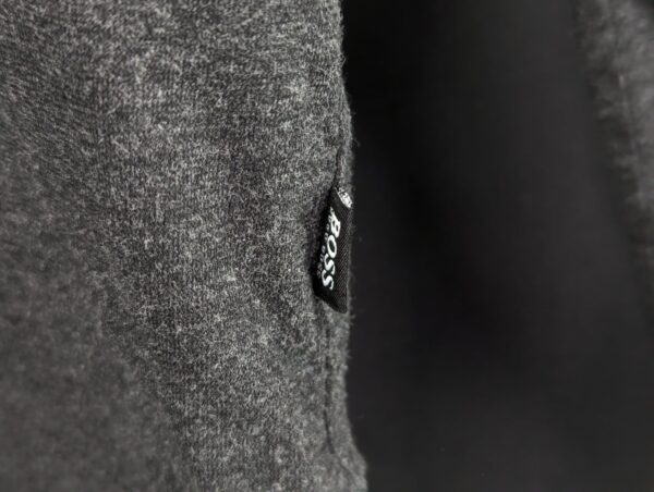 BOSS Hugo Boss Long Sleeve T-Shirt Men's Medium Merino Blend Gray Casual Wear