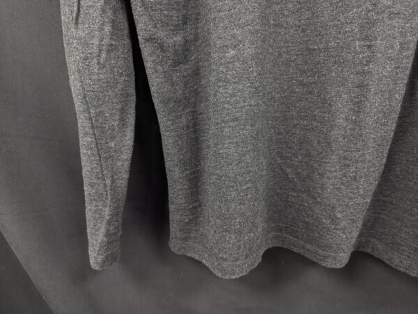 BOSS Hugo Boss Long Sleeve T-Shirt Men's Medium Merino Blend Gray Casual Wear