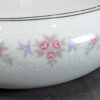 Coventry Fine China Covered Vegetable Serving Bowl Floral Lace Pattern 655 Japan