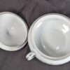 Coventry Fine China Covered Vegetable Serving Bowl Floral Lace Pattern 655 Japan