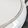 Coventry Fine China Covered Vegetable Serving Bowl Floral Lace Pattern 655 Japan