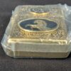The Franklin Mint Spirit of the Old West Gold-Tone Lighter and Display Stand Set