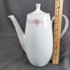 Vintage Coventry Fine China Teapot Floral Lace 655 Pink Blue Floral Silver Trim