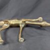 Vintage Brass Deer Figurines Set Standing and Grazing Pair Decorative 12 Inch...