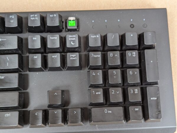 Razer BlackWidow X Chroma Mechanical Gaming Keyboard Model RZ03-0176 RGB Ligh...