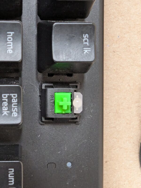 Razer BlackWidow X Chroma Mechanical Gaming Keyboard Model RZ03-0176 RGB Ligh...