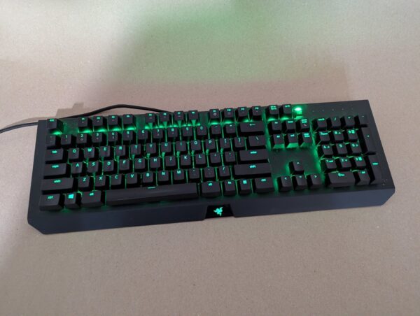 Razer BlackWidow X Chroma Mechanical Gaming Keyboard Model RZ03-0176 RGB Ligh...