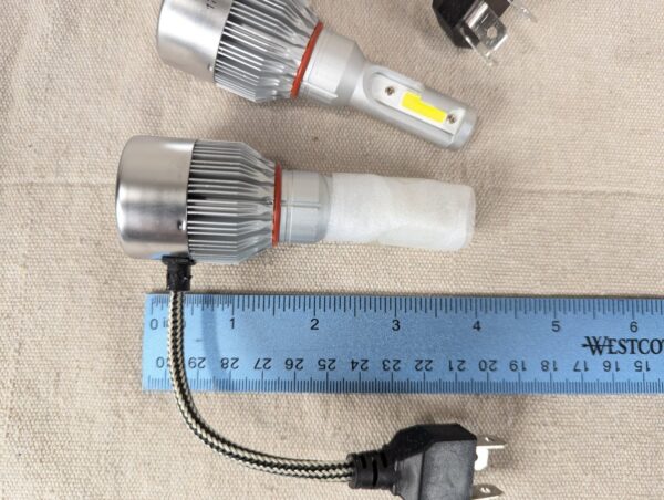 10-4545.jpg C6 LED Headlight Conversion Kit 36W 3800LM DC 8V-48V Universal Fitment 3 Bulbs