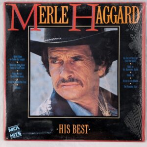 Merle Haggard His Best Vinyl LP 1985 MCA-5573 Country Music Album Record Jacket