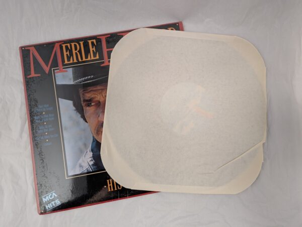 Merle Haggard His Best Vinyl LP 1985 MCA-5573 Country Music Album Record Jacket