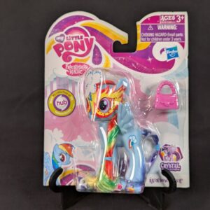 10-456.jpg Hasbro My Little Pony Friendship is Magic Rainbow Dash Crystal Princess 2012 New