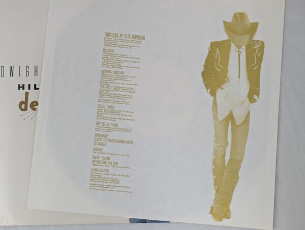 Dwight Yoakam Hillbilly Deluxe Vinyl LP 1987 Original Country Music Record Album