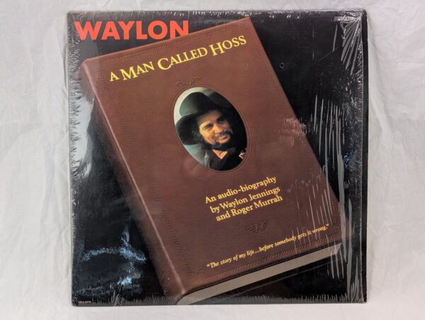 Waylon Jennings A Man Called Hoss Vinyl LP 1987 MCA-42038 Country Music Record