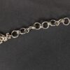 Vintage MCM Alpaca Silver Swag Hip Belt Draped Chains Blue Beads Belly Dancing