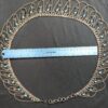 Vintage MCM Alpaca Silver Swag Hip Belt Draped Chains Blue Beads Belly Dancing