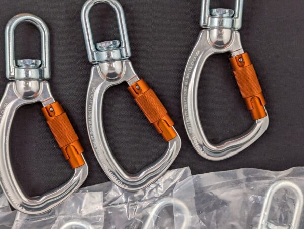Fusion Liberty 8021TK Swivel Carabiner Outdoor Climbing Hardware Metal Hardware