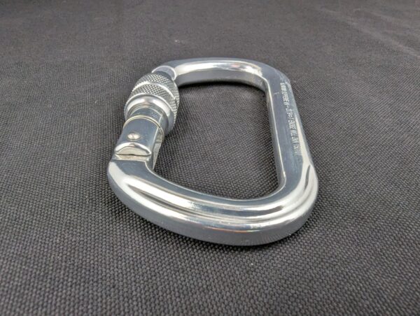 Fusion Supreme Locking Carabiner Climbing Hardware Metal Gear Accessory Used