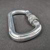 Fusion Supreme Locking Carabiner Climbing Hardware Metal Gear Accessory Used