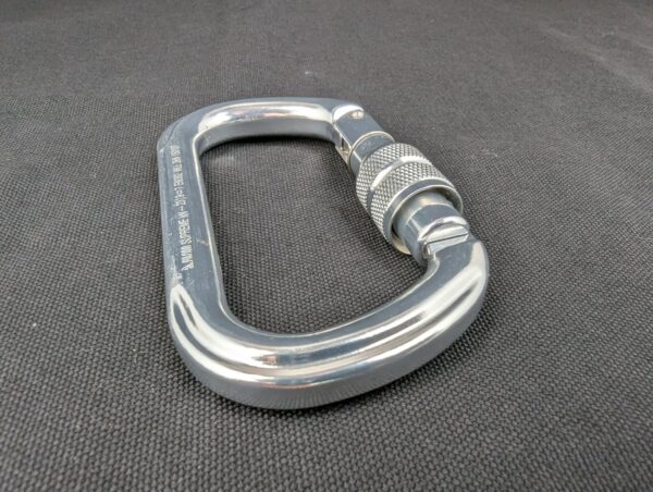 Fusion Supreme Locking Carabiner Climbing Hardware Metal Gear Accessory Used