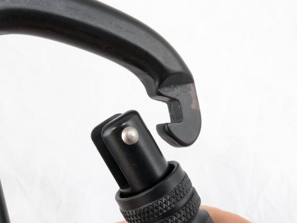 Fusion Climb Aluminum D-Shaped Carabiner Screw-Lock Gate 23kN Rated Batch 160107