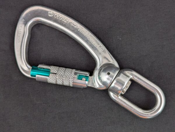 US Rigging Swivel Locking Carabiner USR-221-A3TU Metal Climbing Hardware