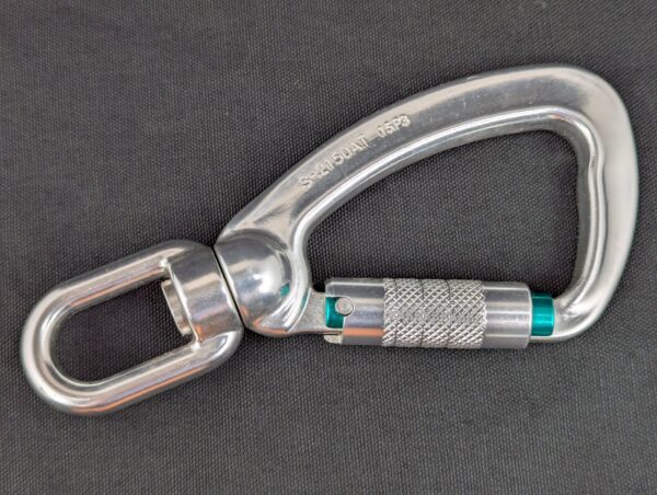 US Rigging Swivel Locking Carabiner USR-221-A3TU Metal Climbing Hardware