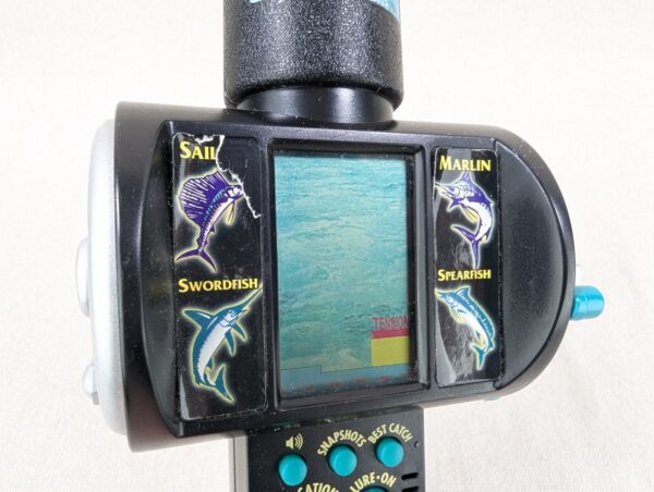 10-4683.jpg Radica Deep Sea Fishin' Handheld Game 1990s Electronic Toy Collectible Good
