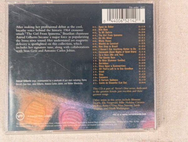 Astrud Gilberto The Diva Series Verve Records 2003 Compilation Music CD Excel...