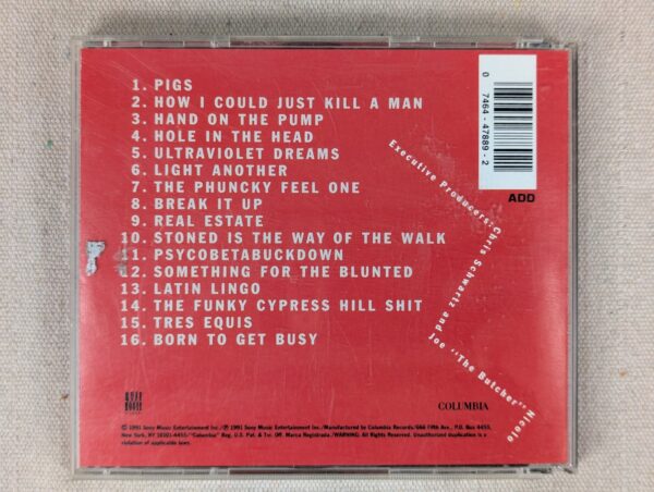 Cypress Hill Self-Titled 1991 Original CD Ruffhouse Columbia Records CK 47889
