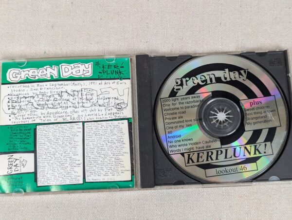 Green Day Kerplunk! CD 1992 Lookout Records Original Artwork Jewel Case Good