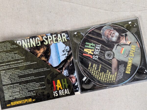 Burning Spear Jah Is Real 2008 Reggae Music CD Album Featuring Bootsy Collins