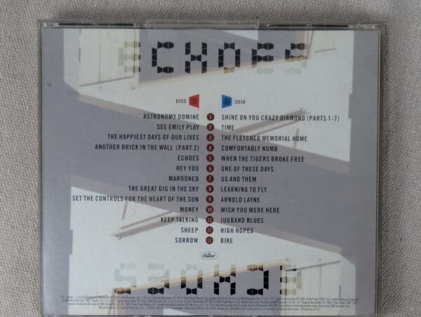 Pink Floyd Echoes The Best of Pink Floyd 2001 2-CD Compilation Capitol Records