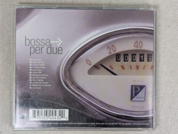 Nicola Conte Bossa Per Due Eighteenth Street Lounge Music Music CD
