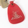 Flying Carpet Motel Room Key with Plastic Keychain White Text Metal Key Tag
