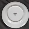Simplicity Fine China 7.5 Salad Plate White Porcelain Platinum Rim Single Set