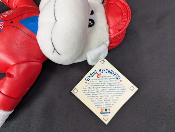 Vintage 1990s Nanco Philadelphia Phillies Bear Monkey Mascot Plush Toy MLB
