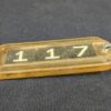 Vintage Country Squire Motel Room Key and Plastic Tag Schlage Hardware Keychain
