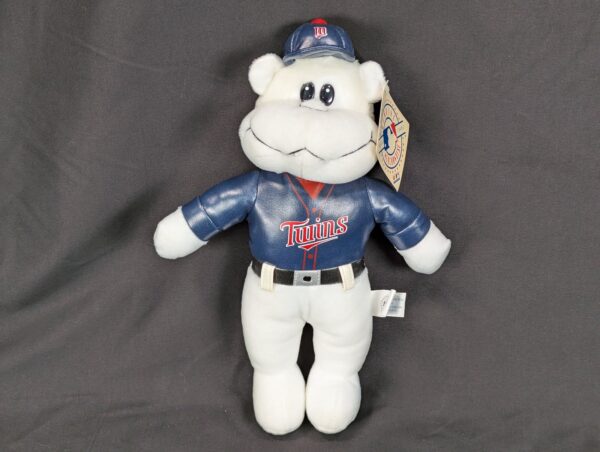 Vintage 1990s Nanco Minnesota Twins Plush Bear MLB Genuine Merchandise Tagged