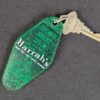 Vintage Rancho Sierra Motel Key and Green Plastic Keychain Tag Schlage Reno NV