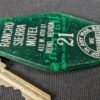 Vintage Rancho Sierra Motel Key and Green Plastic Keychain Tag Schlage Reno NV