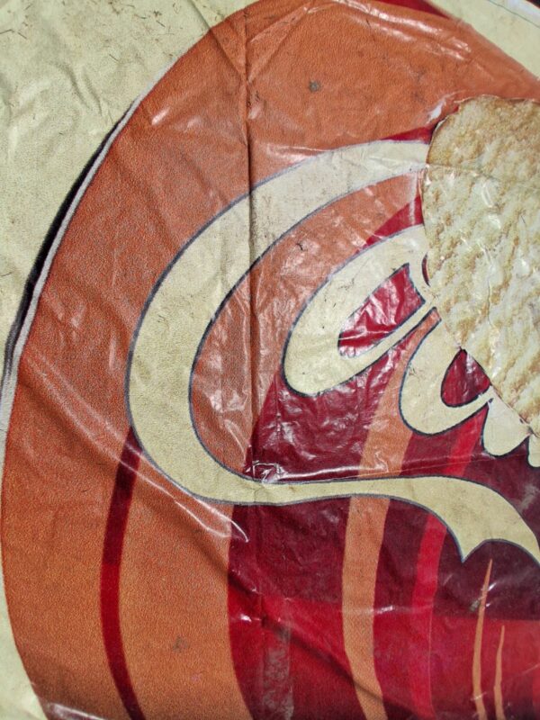 Coca-Cola Vanilla Advertising Banner Large Format Heavy Duty Vinyl Red Cream ...
