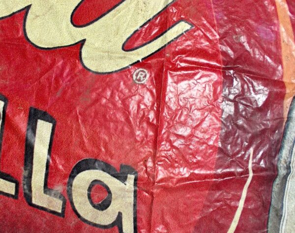 Coca-Cola Vanilla Advertising Banner Large Format Heavy Duty Vinyl Red Cream ...