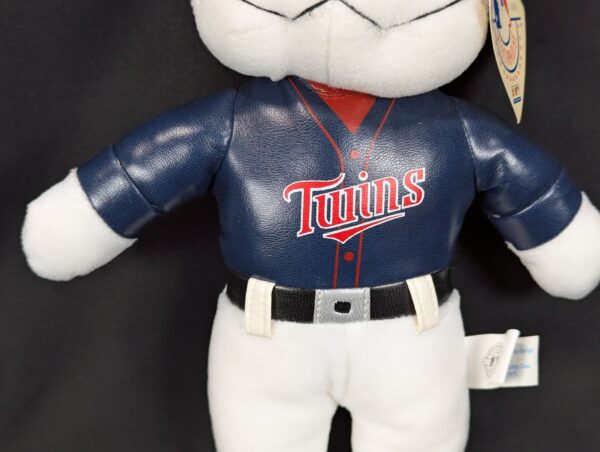 Vintage 1990s Nanco Minnesota Twins Plush Bear MLB Genuine Merchandise Tagged