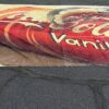 Coca-Cola Vanilla Advertising Banner Large Format Heavy Duty Vinyl Red Cream ...