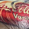 Coca-Cola Vanilla Advertising Banner Large Format Heavy Duty Vinyl Red Cream ...