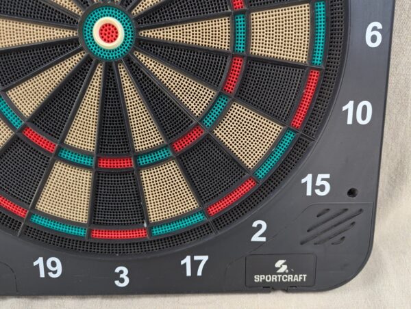 Sportcraft Electronic Dartboard Model MP90111212 Smartness Variation Good Con...