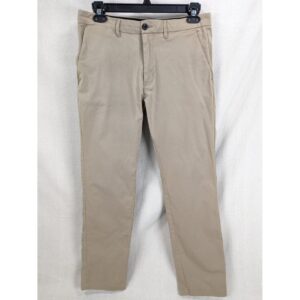 Goodfellow & Co. Hennepin Tech Chino Pants Men Size 33x32 Tan Athletic Fit St...