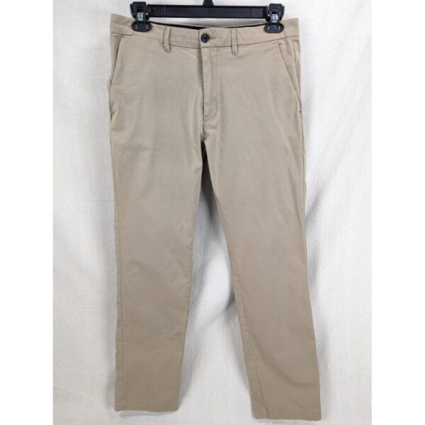10-4917.jpg Goodfellow & Co. Hennepin Tech Chino Pants Men Size 33x32 Tan Athletic Fit St...