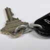 Schlage Twin City Motel Key Fob Brewer Maine 453 Wilson Street Vintage Black 256
